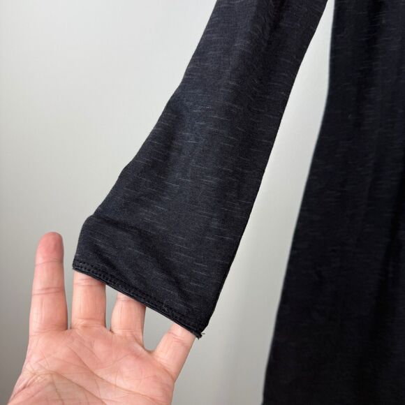 Horny Toad Mini Dress Women's Medium Gray Space-Dye Organic Cotton Blend Basic - Picture 4 of 9